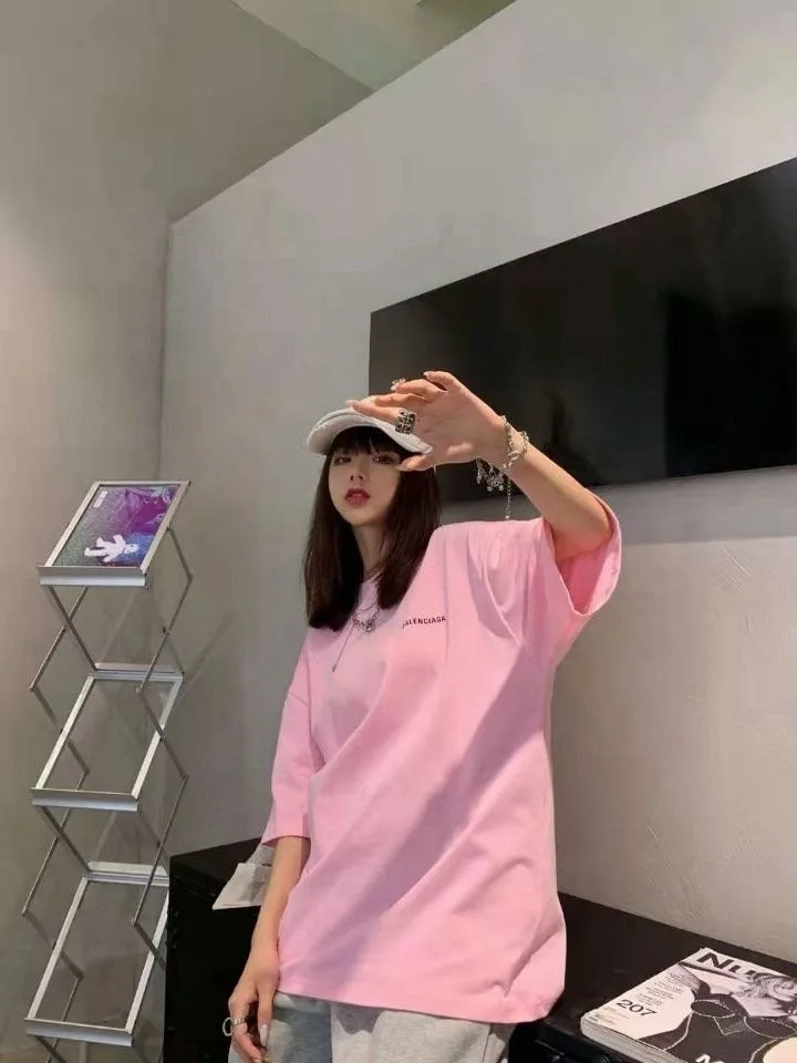 발*시아가 하프디파일로고 라운드 반팔티