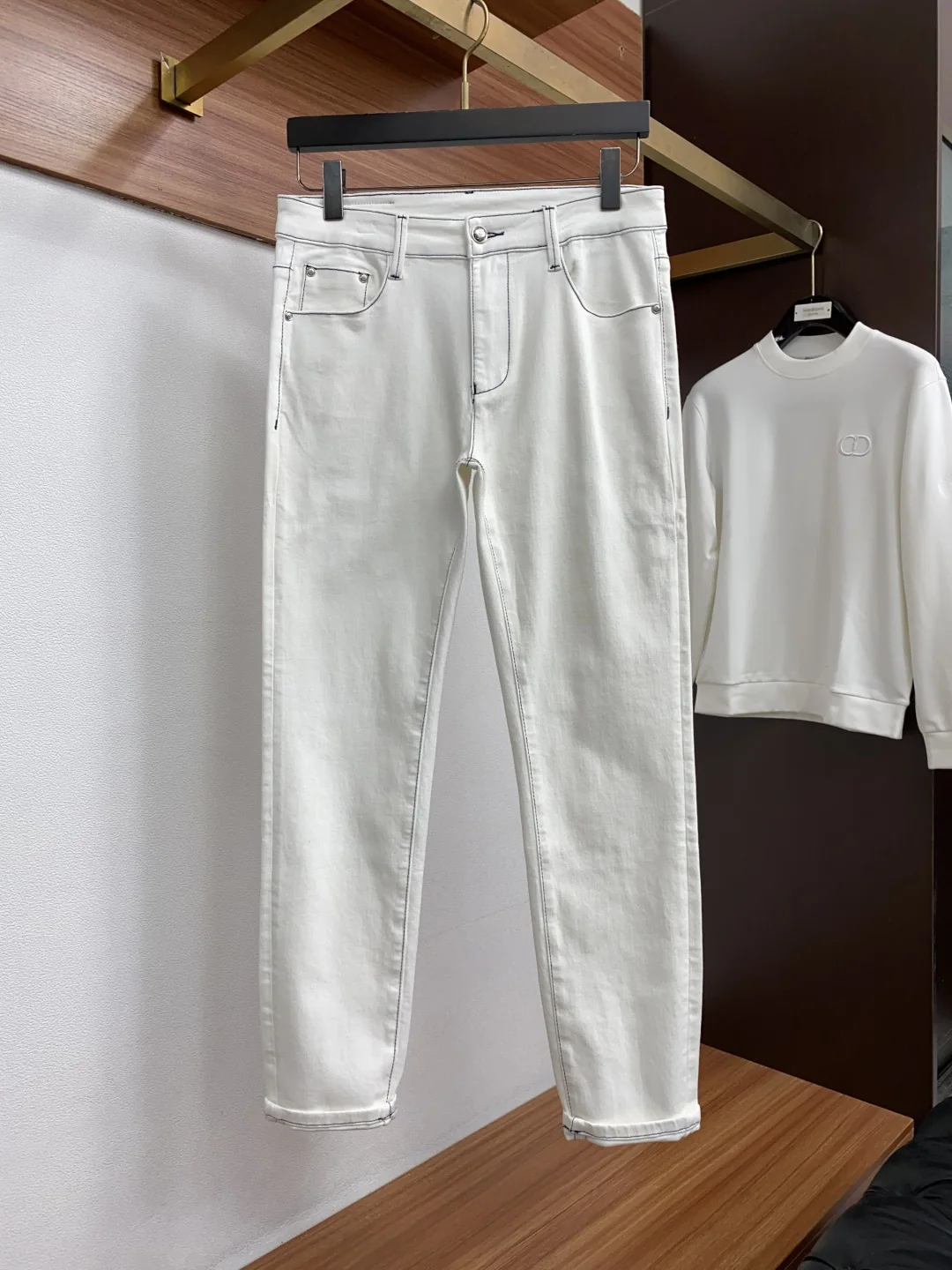 로로피아나 남성 데님 바지 상세 이미지 2