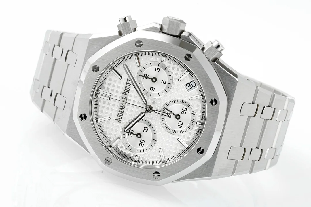 오데마피게 로얄 오크 스테인리스 스틸 자동 크로노그래프 시계 상세 이미지 5