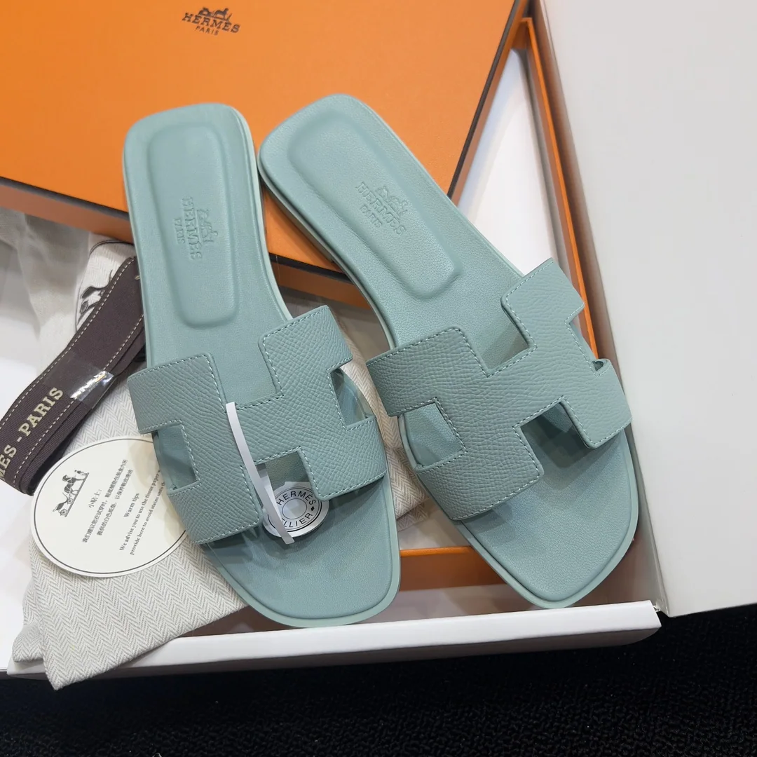 에르메스 야자수 패턴 H 슬리퍼 상세 이미지 2