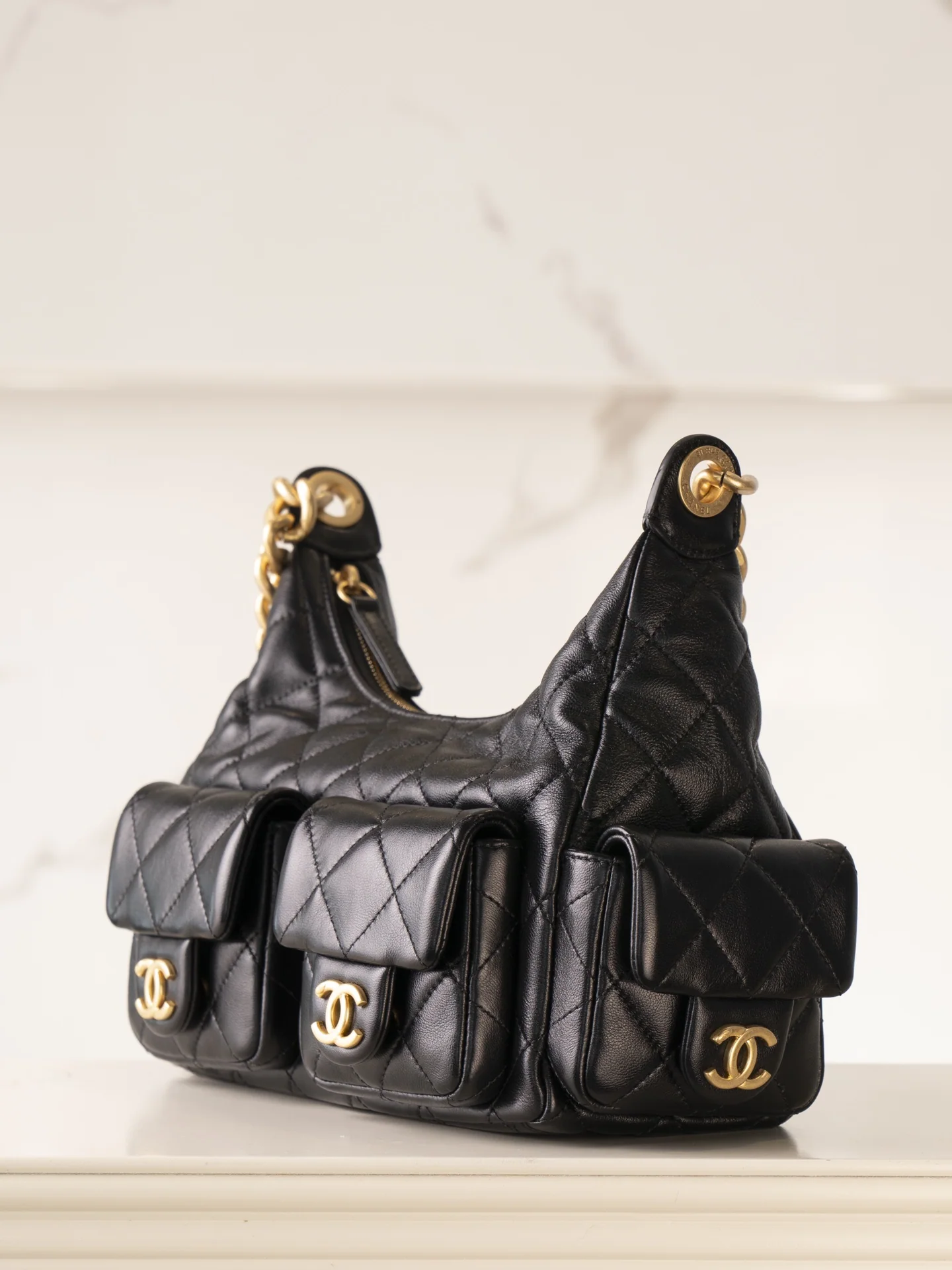 샤넬 25C 스몰 히피 호보백 상세 이미지 5
