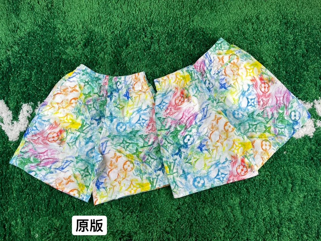 루이비통 모노그램 오버핏 남성 반바지 4485 상세 이미지 3