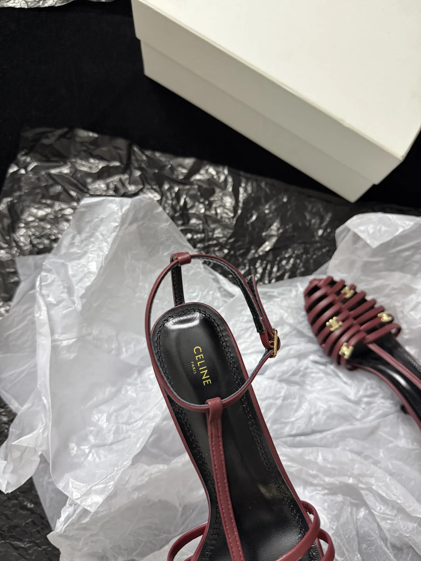 셀린느 케이지 스타일 스틸레토 샌들 상세 이미지 7