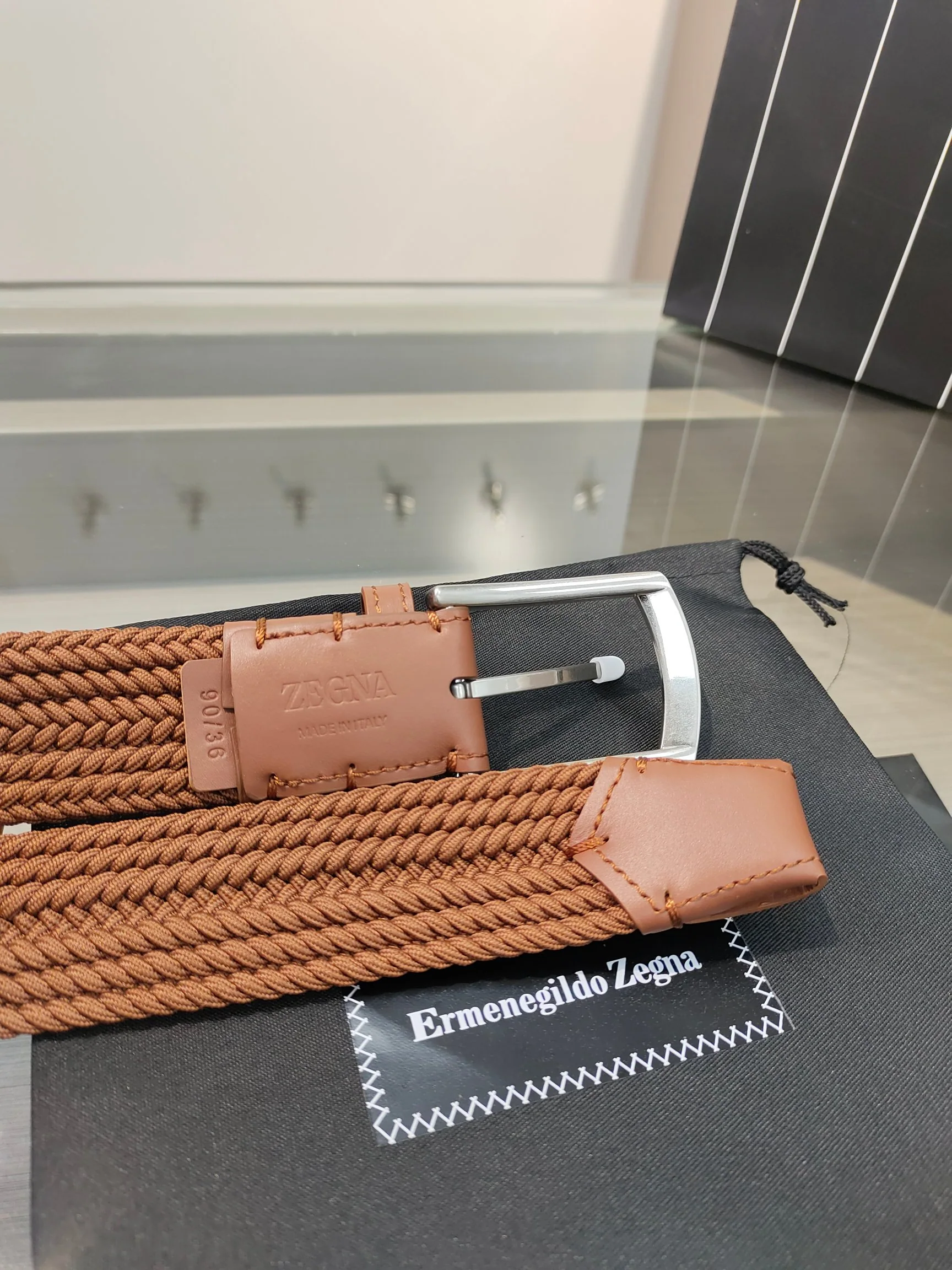 제냐 벨트 59257 Zegna Belt 상세 이미지 5