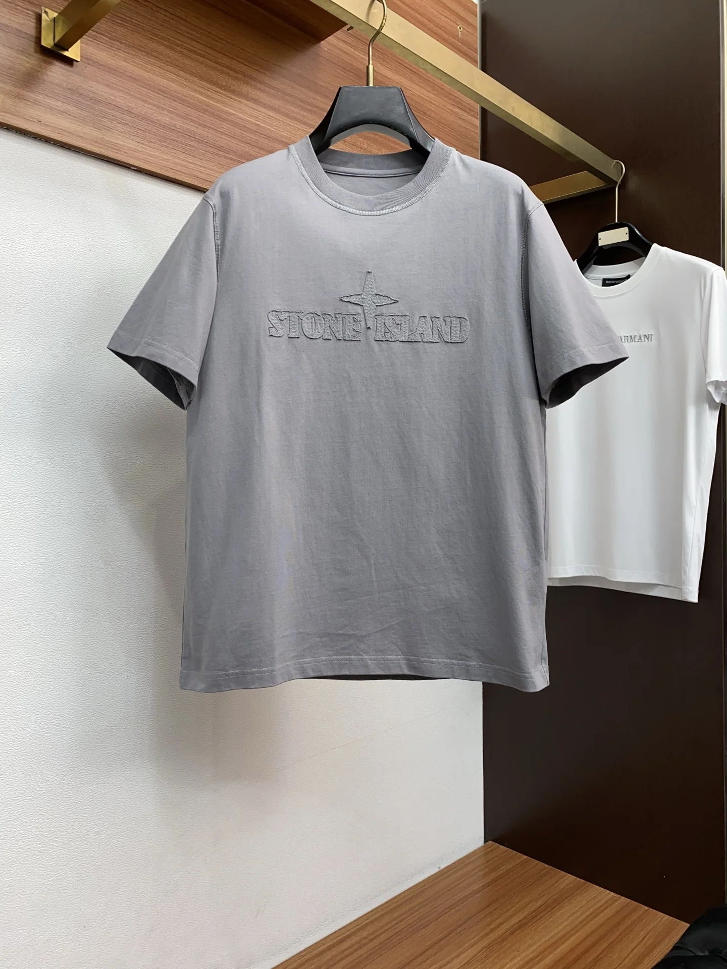 스톤아일랜드 코튼 반팔 티셔츠 2026 AW 1557 상세 이미지 1