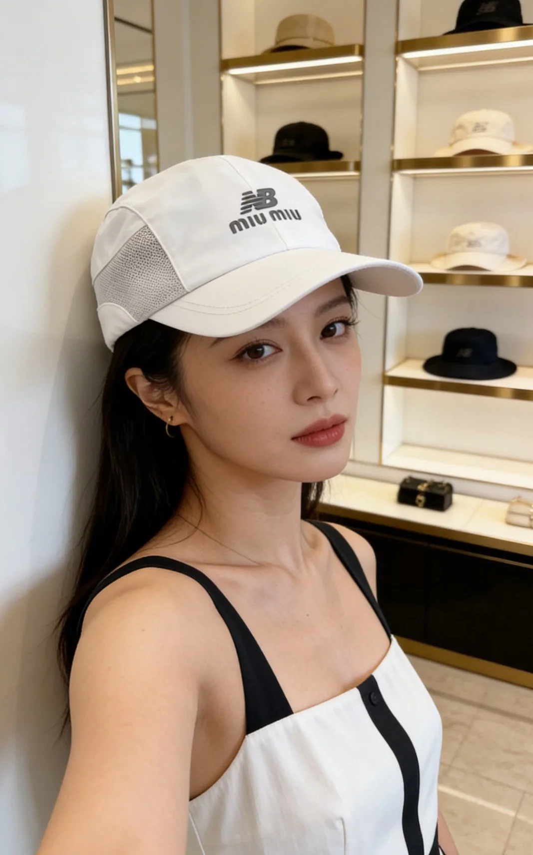 미우미우 아웃도어 속건성 캡 상세 이미지 3