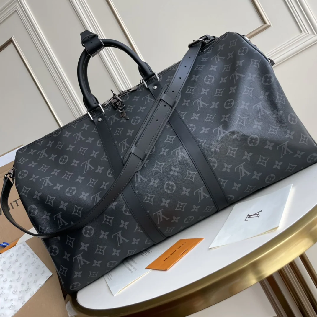 루이비통 킵올 블랙 화이트 모노그램 여행가방 M40565 상세 이미지 2