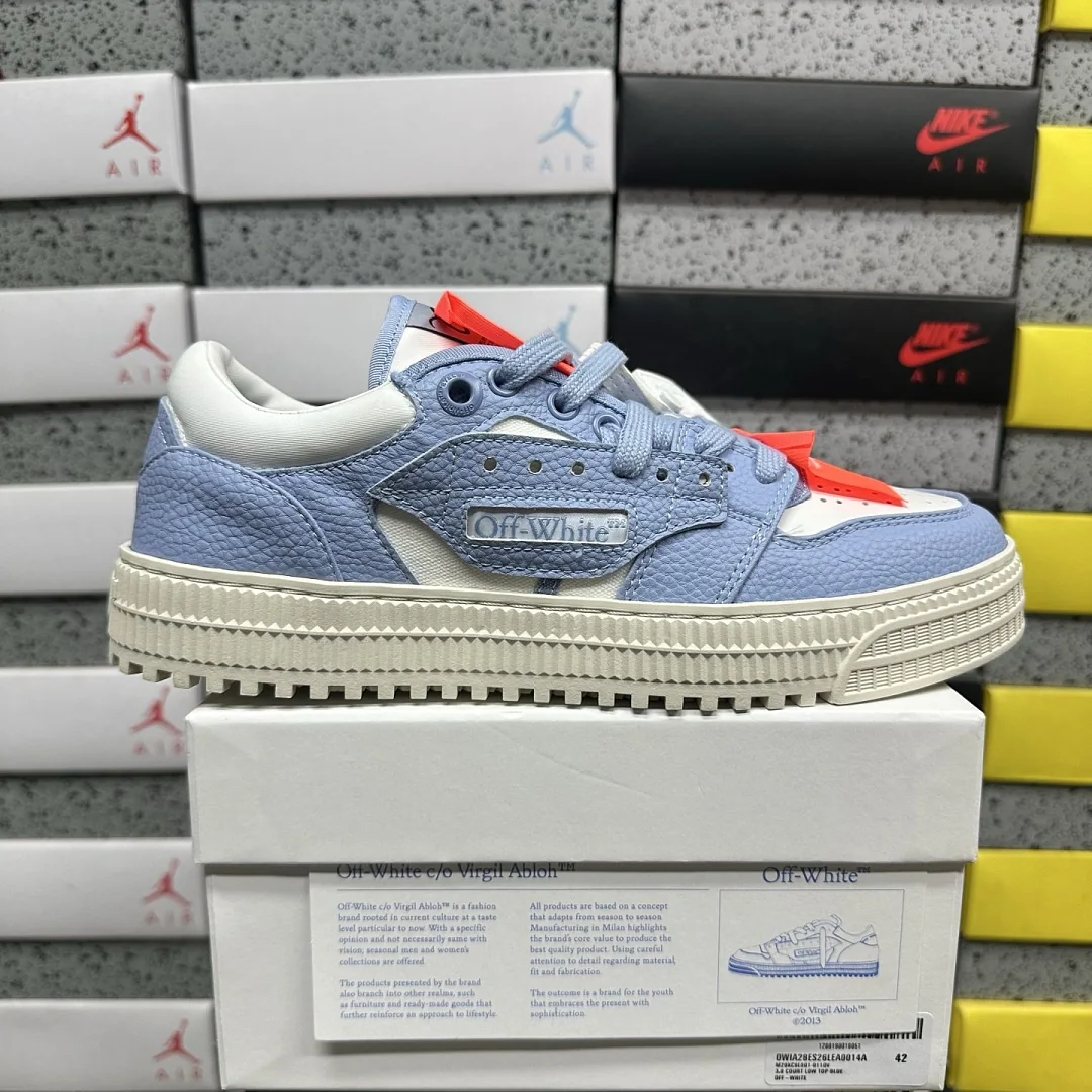 오프화이트 3.0 오프 코트 로우 블루 화이트 202513 Off White 3.0 Off Court Low