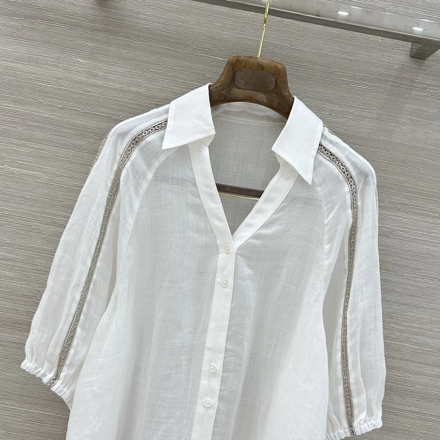 로로피아나 린넨 여성 바지 상세 이미지 2