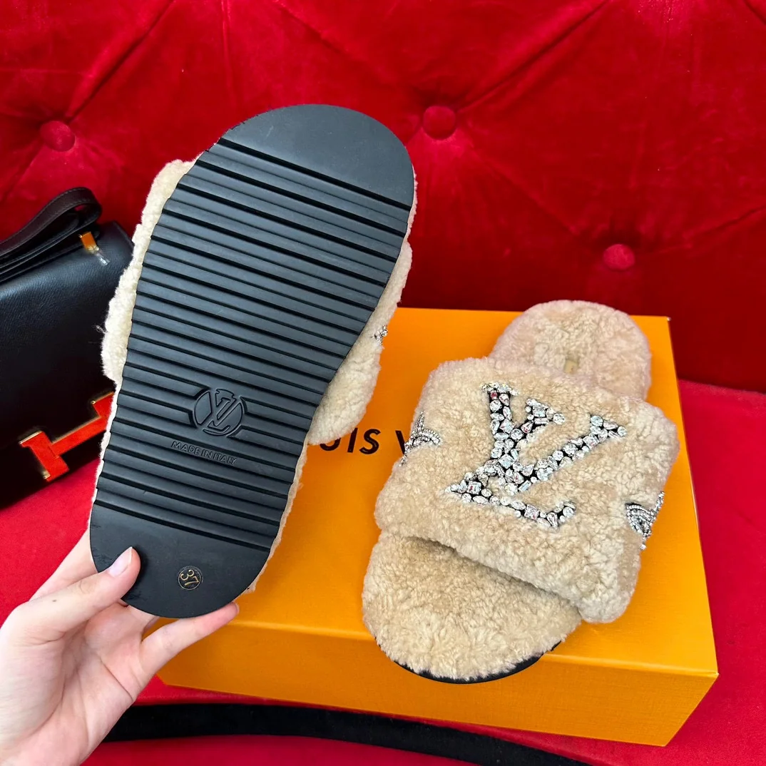 루이비통 LV 양모 슬리퍼 3783 상세 이미지 5