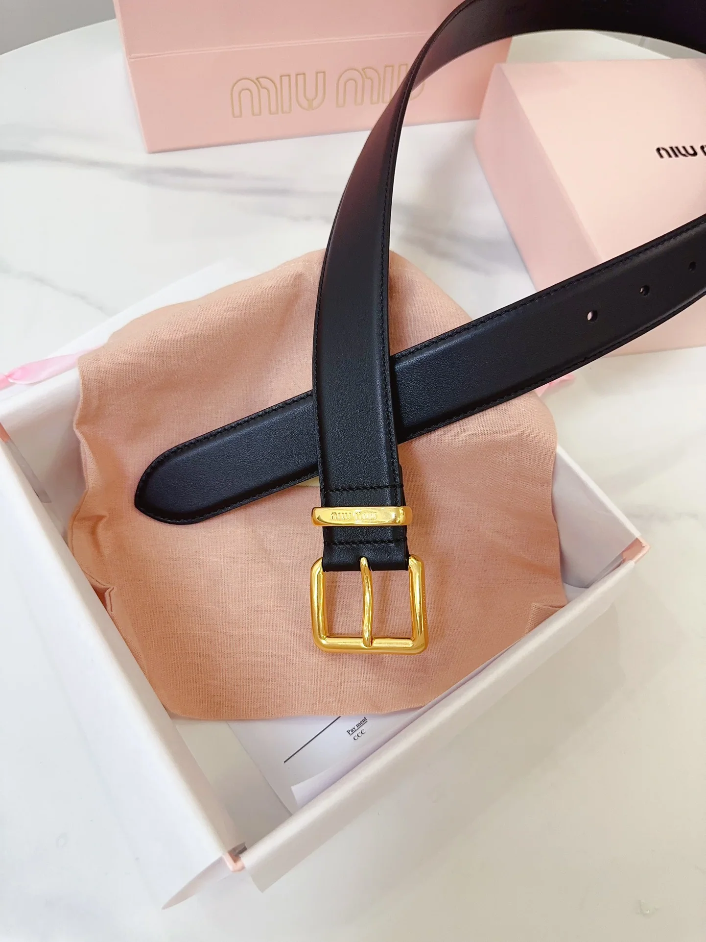 미우미우 벨트 57828 Miu Miu Belt 상세 이미지 4