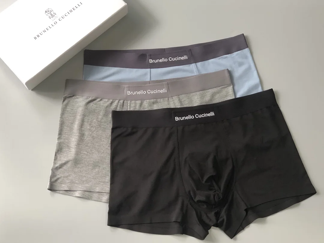 브루넬로쿠치넬리 모달 소재 남성 속옷 3 종 세트 상세 이미지 3