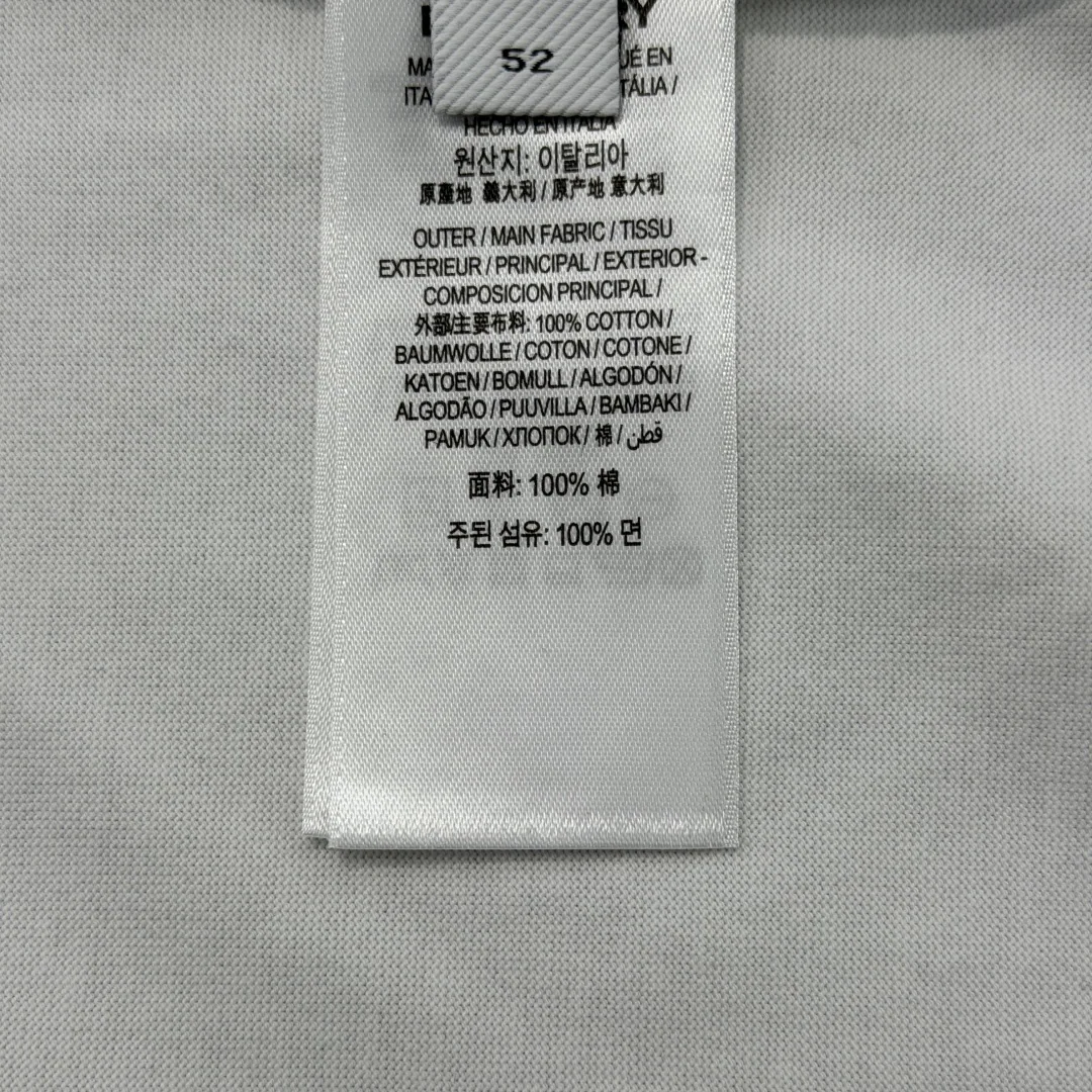 버버리 자수 로고 코튼 반팔 티셔츠 상세 이미지 9