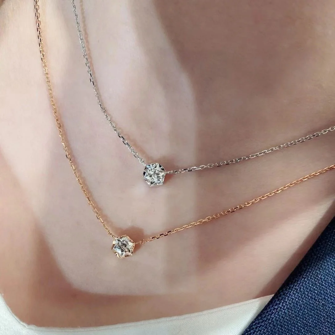 쇼메 비 마이 러브 18 K 로즈골드 다이아몬드 목걸이 상세 이미지 2