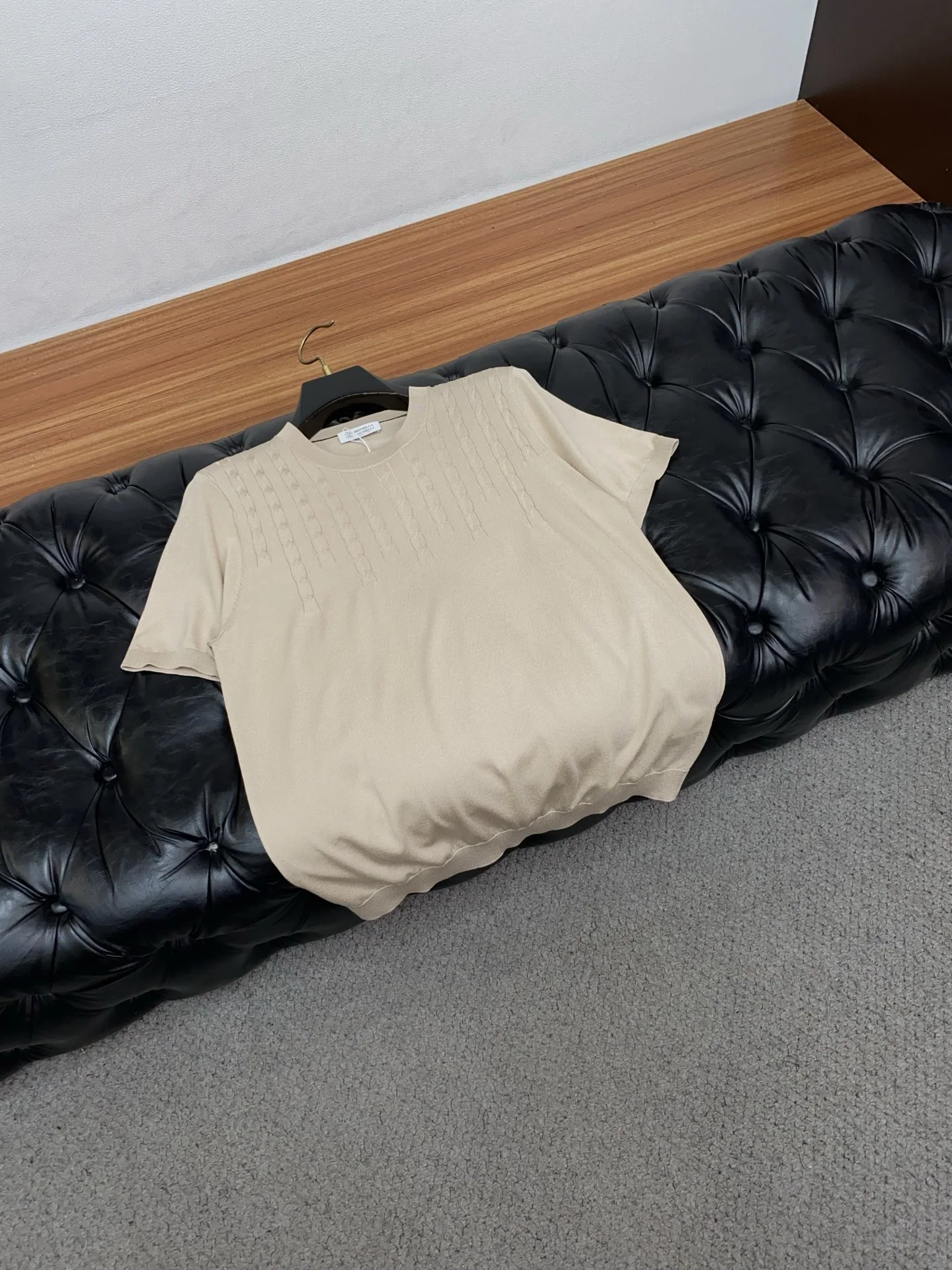 브루넬로쿠치넬리 남성 크루넥 반팔 티셔츠 상세 이미지 7
