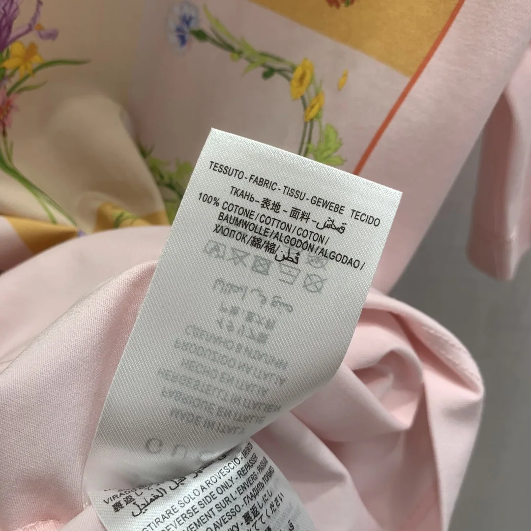 구찌 플라워 라운드넥 반팔 티셔츠 상세 이미지 8