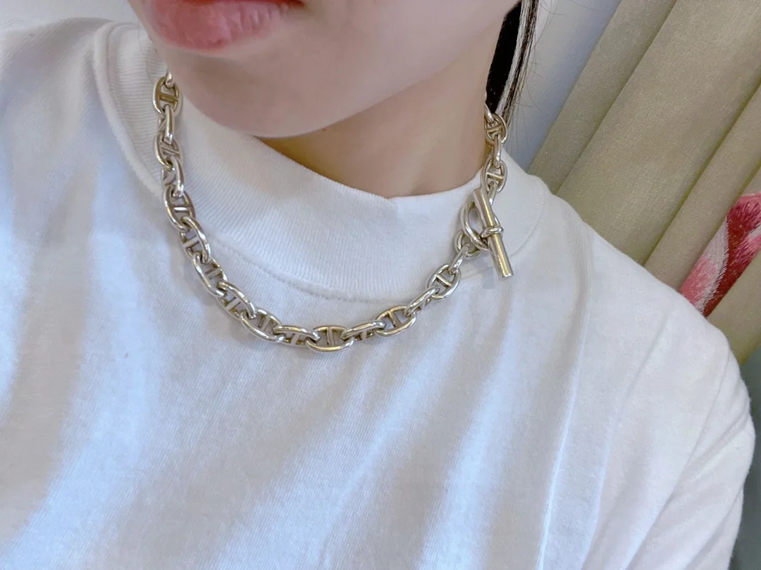 에르메스 피그노즈 앵커 체인 목걸이 상세 이미지 8