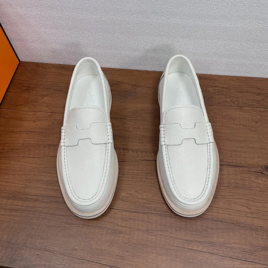에르메스 H 가죽 로퍼 상세 이미지 2