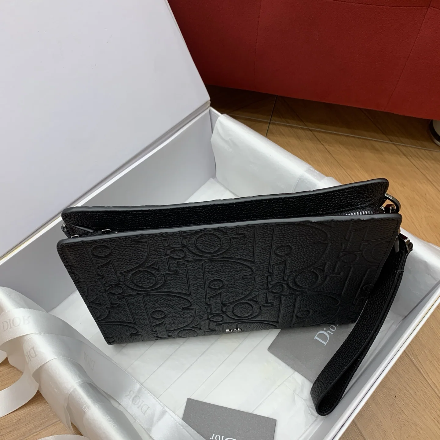 디올 오블리크 엠보싱 클러치 가방 상세 이미지 2