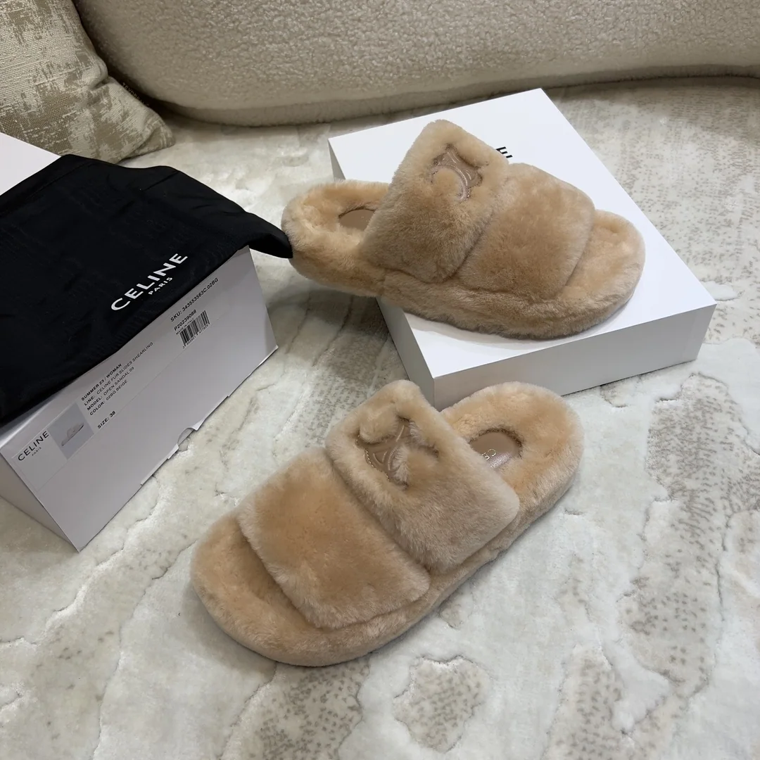 셀린느 울 퍼 슬리퍼 상세 이미지 8