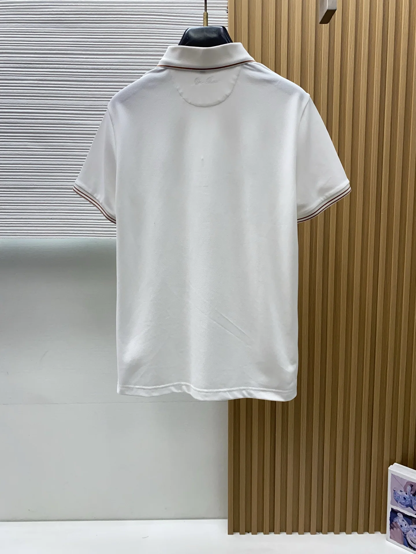 로로피아나 남성 코튼 피케 메시 반팔 티셔츠 상세 이미지 8
