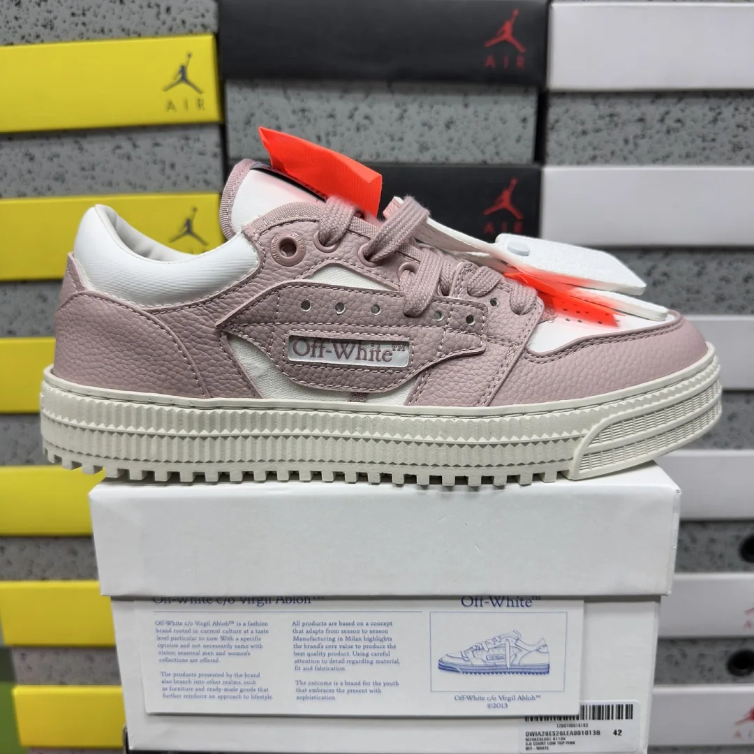 오프화이트 3.0 오프 코트 로우 핑크 화이트 202514 Off White 3.0 Off Court Low