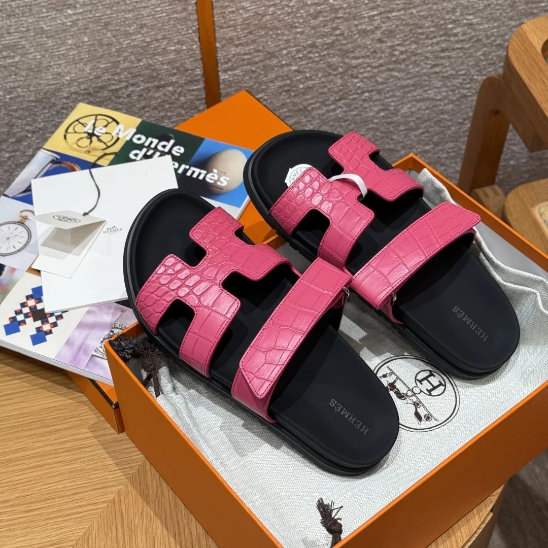 에르메스 225 시프레 악어가죽 샌들 8581 상세 이미지 9