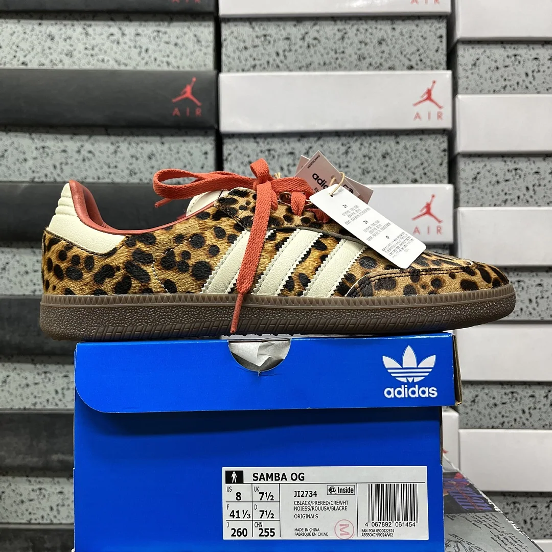 아디다스 [GOD] 삼바 OG JI2734 200849 Adidas Samba OG Preloved Red Leopard