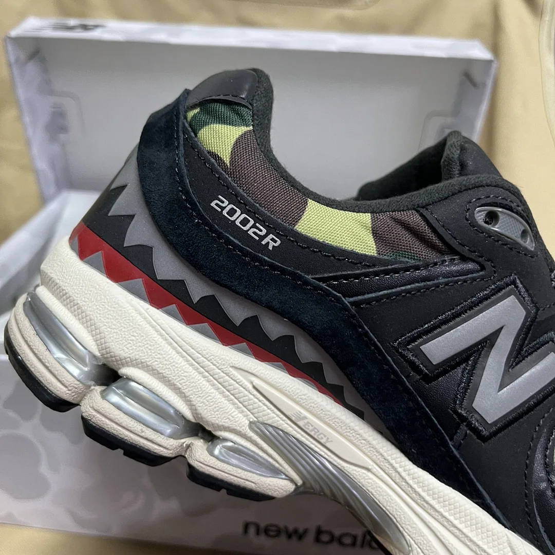 뉴발란스 [TOP] 2002R BAPE M2002RBF 202031 New Balance 2002R BAPE Black 상세 이미지 8