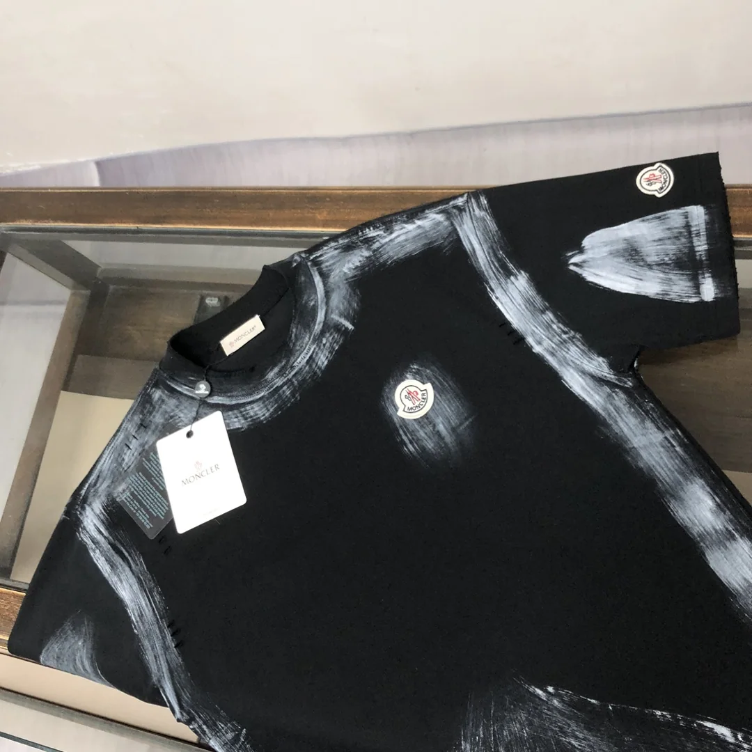 몽클레어 워시드 크루넥 반팔 티셔츠 상세 이미지 3