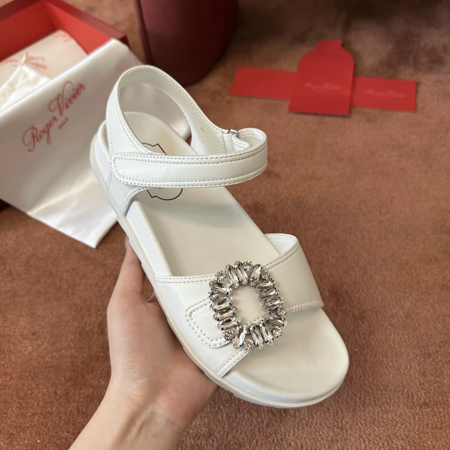 로저비비에 다이아몬드 버클 아비에이션 슬리퍼 상세 이미지 3