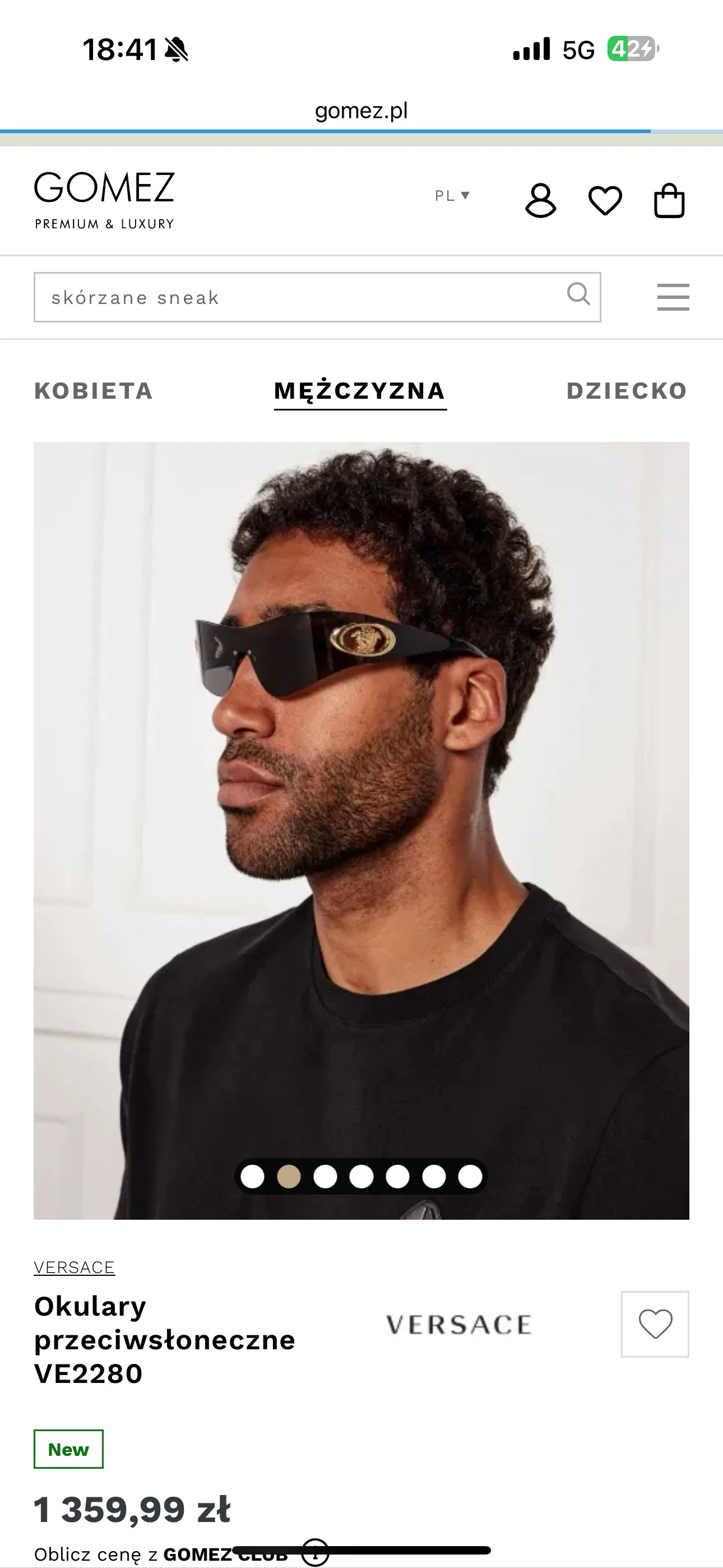 베르사체 선글라스 73393 Versace Sunglasses 상세 이미지 2