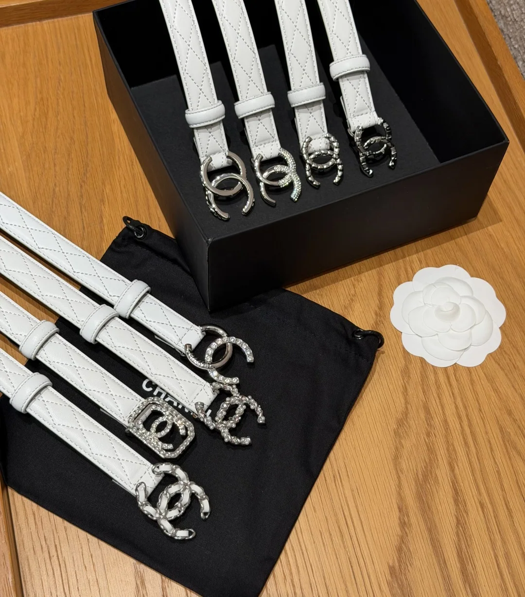 샤넬 퀼팅 램스킨 벨트 20mm 상세 이미지 4
