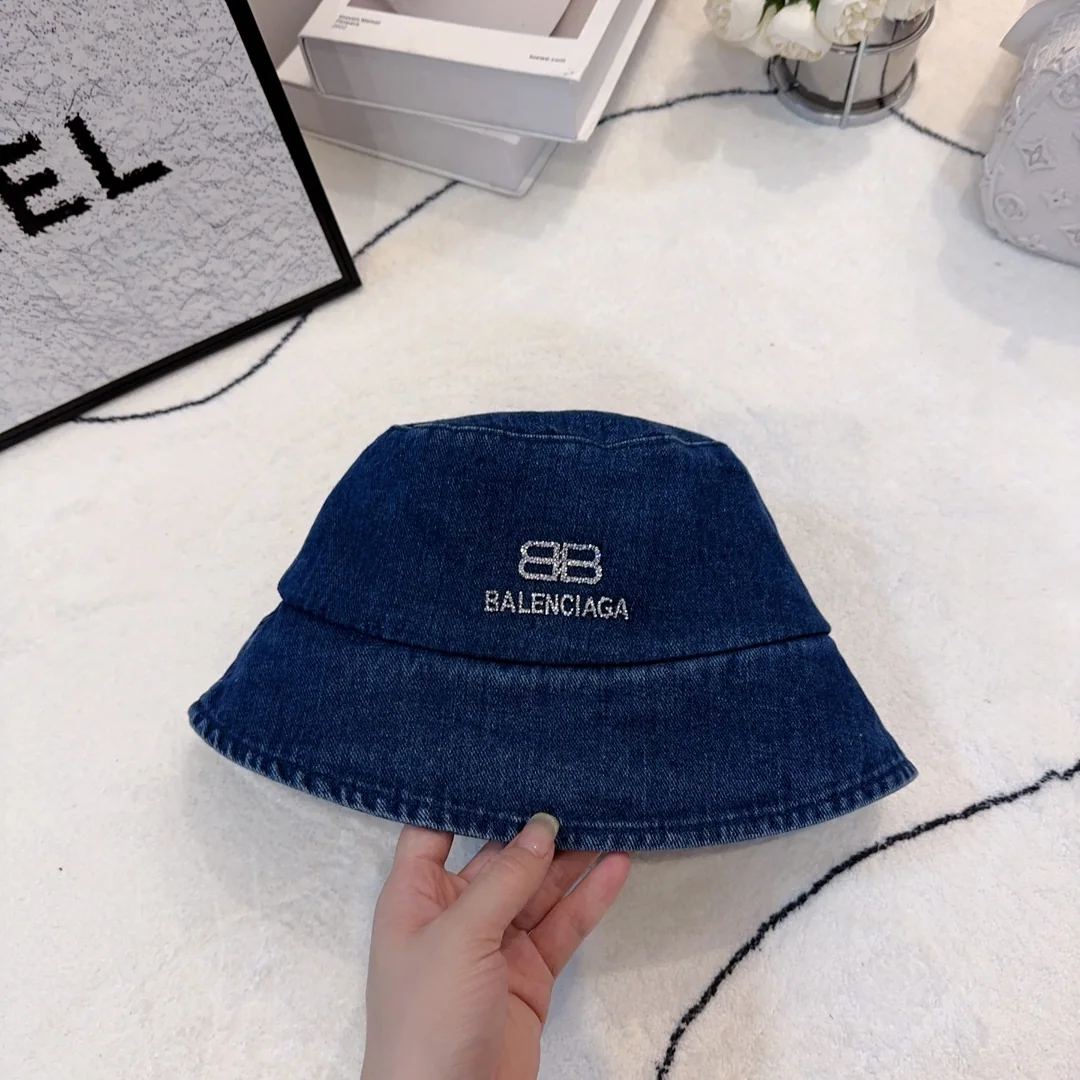 발렌시아가 데님 피셔맨 모자 상세 이미지 8