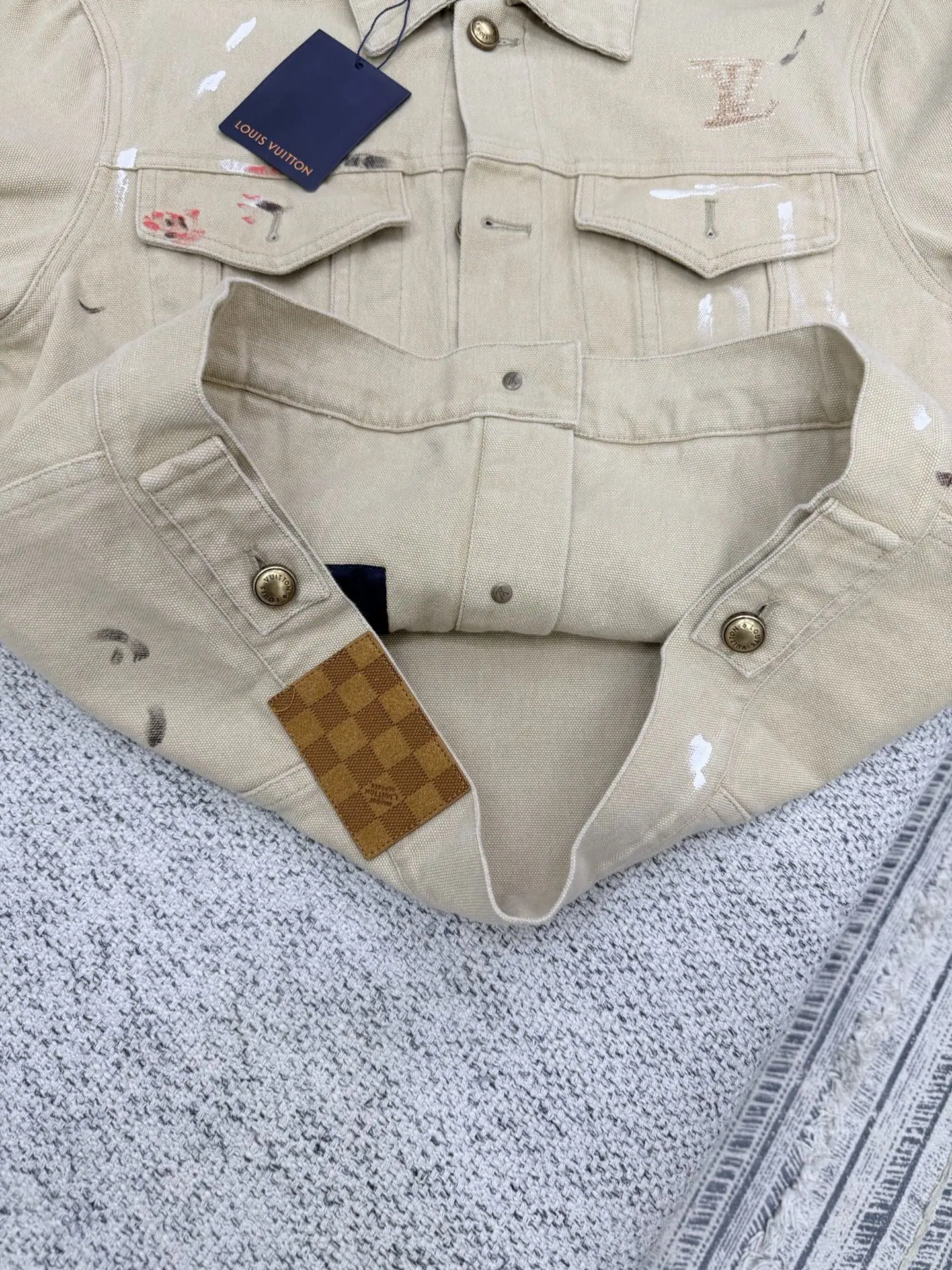 루이비통 얼리 오텀 그래피티 데님 자켓 26 SS 상세 이미지 6