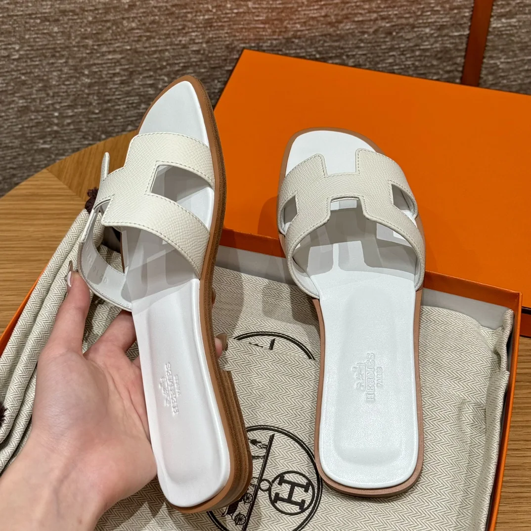 에르메스 오란 화이트 샌들 상세 이미지 8