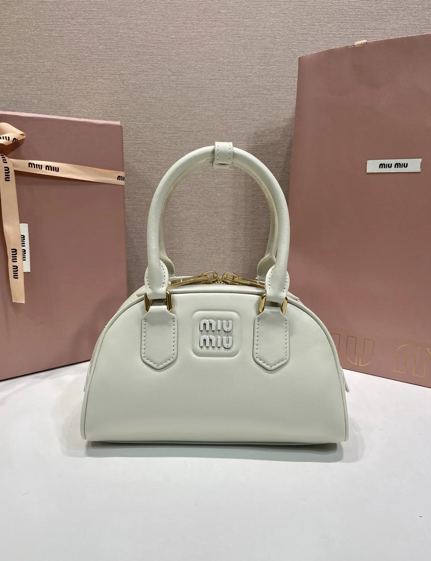 프라다 알카디아 볼링백 5BB191 상세 이미지 1