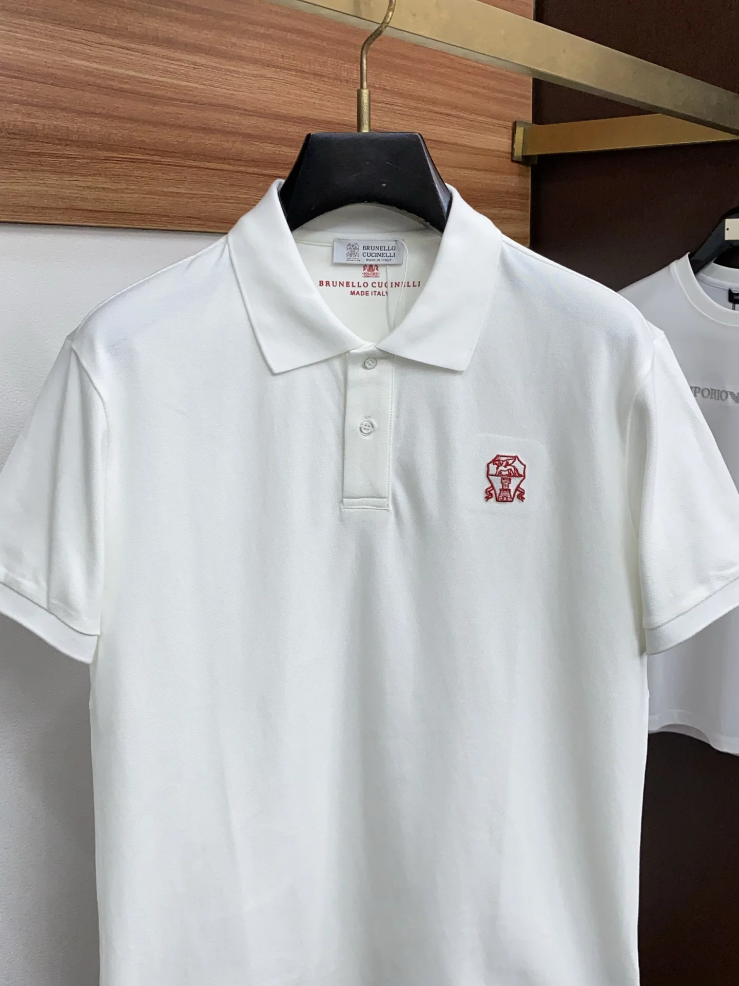 브루넬로쿠치넬리 남성 반팔 폴로셔츠 상세 이미지 2