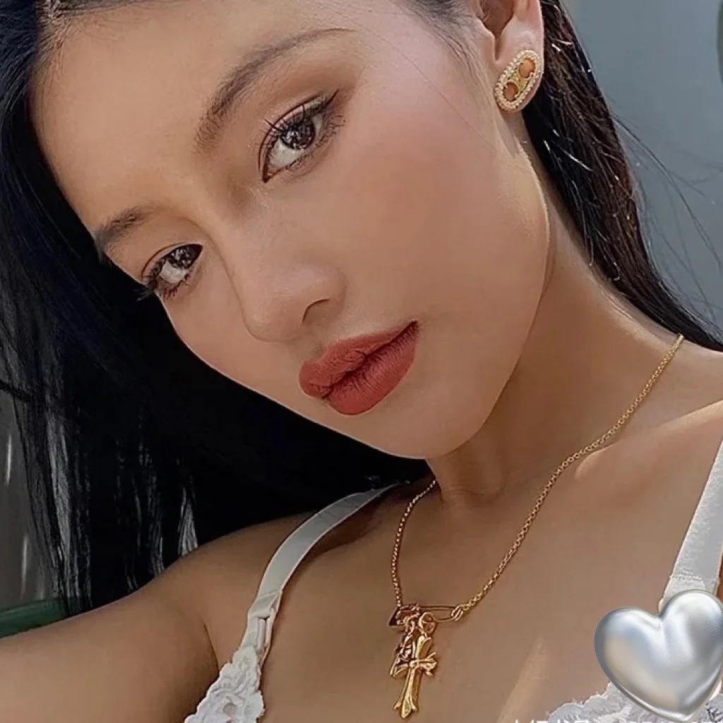 크롬하츠 더블 크로스 목걸이 상세 이미지 4