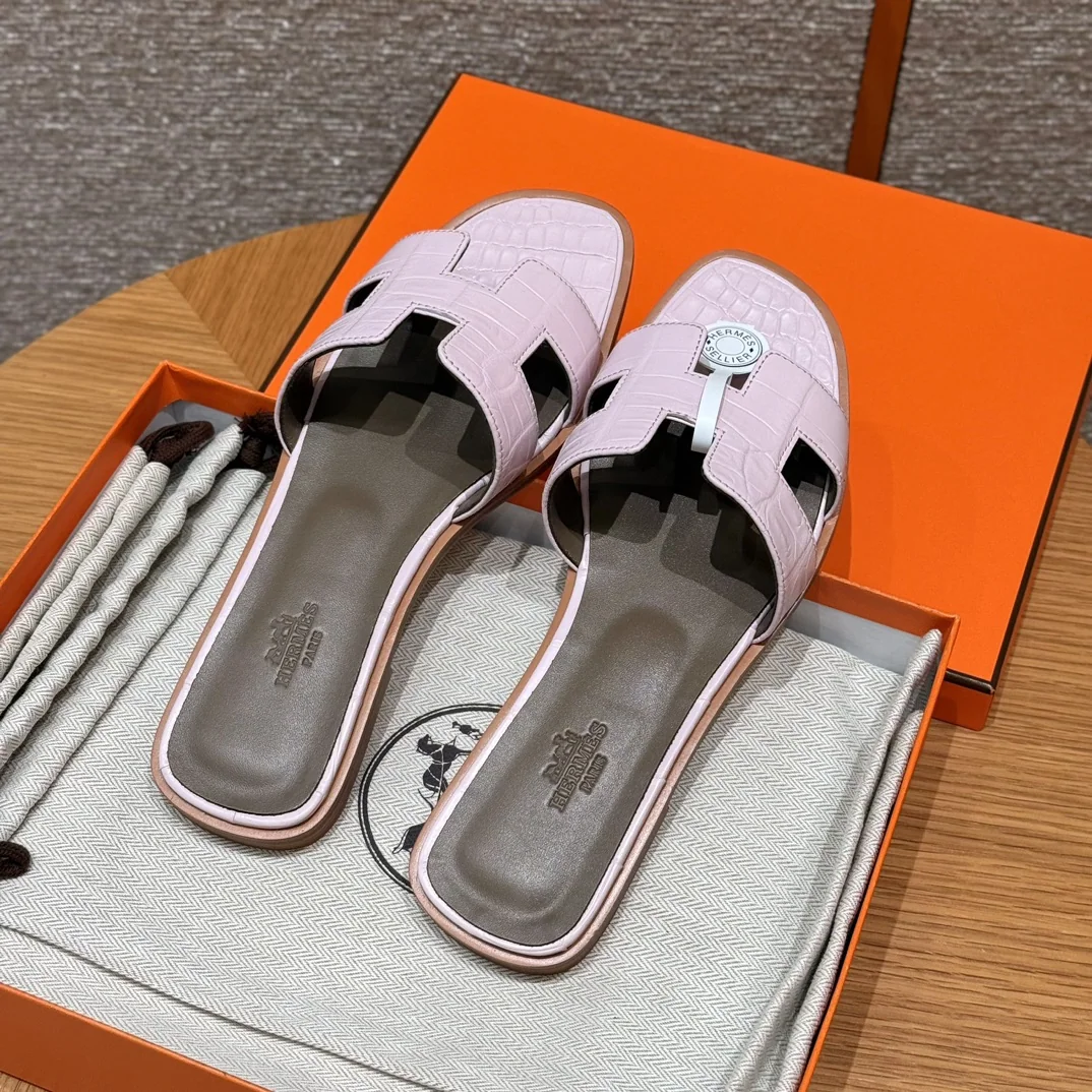 에르메스 오란 악어가죽 샌들 상세 이미지 3