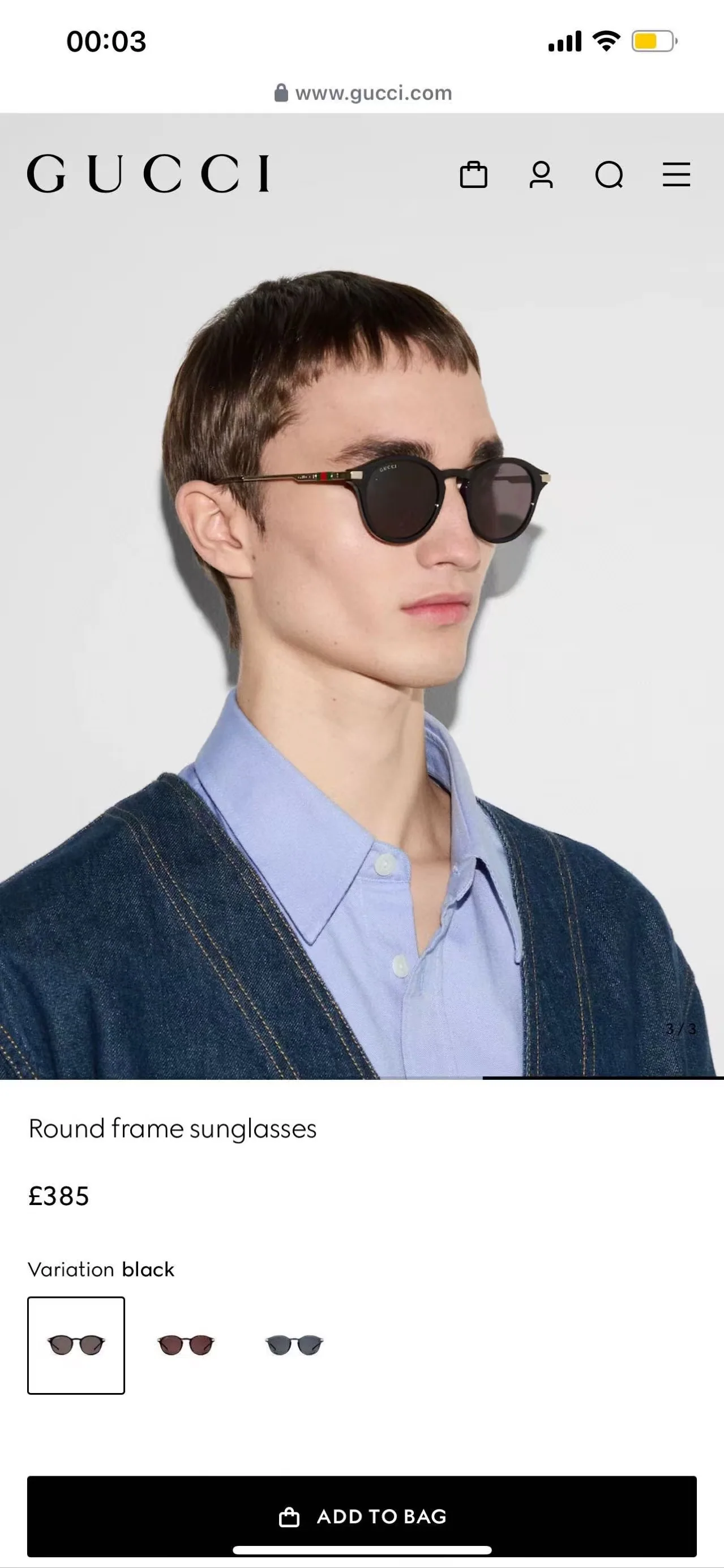 구찌 선글라스 56592 Gucci Sunglasses 상세 이미지 1
