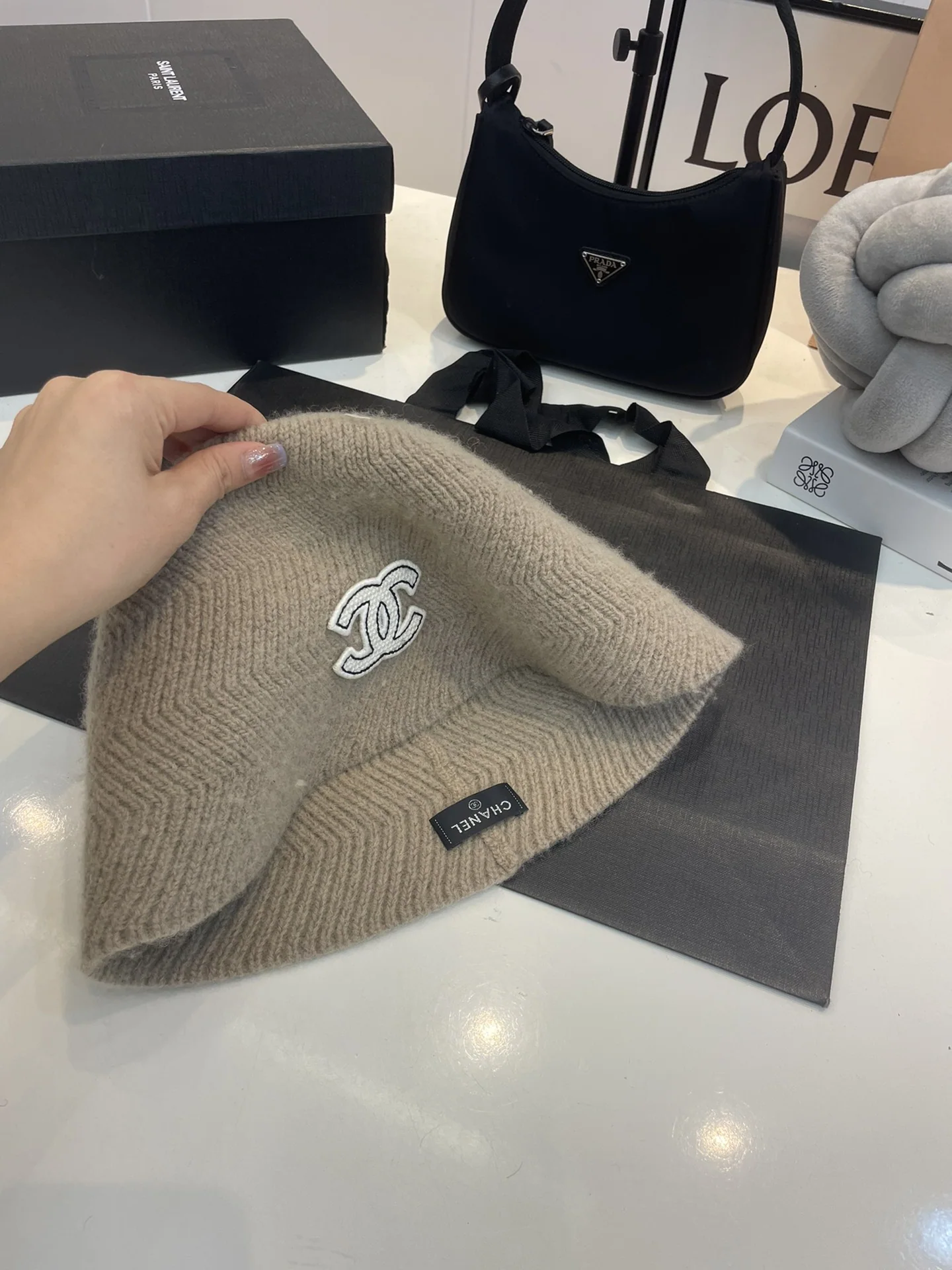 샤넬 울 버킷 햇 모자 상세 이미지 7