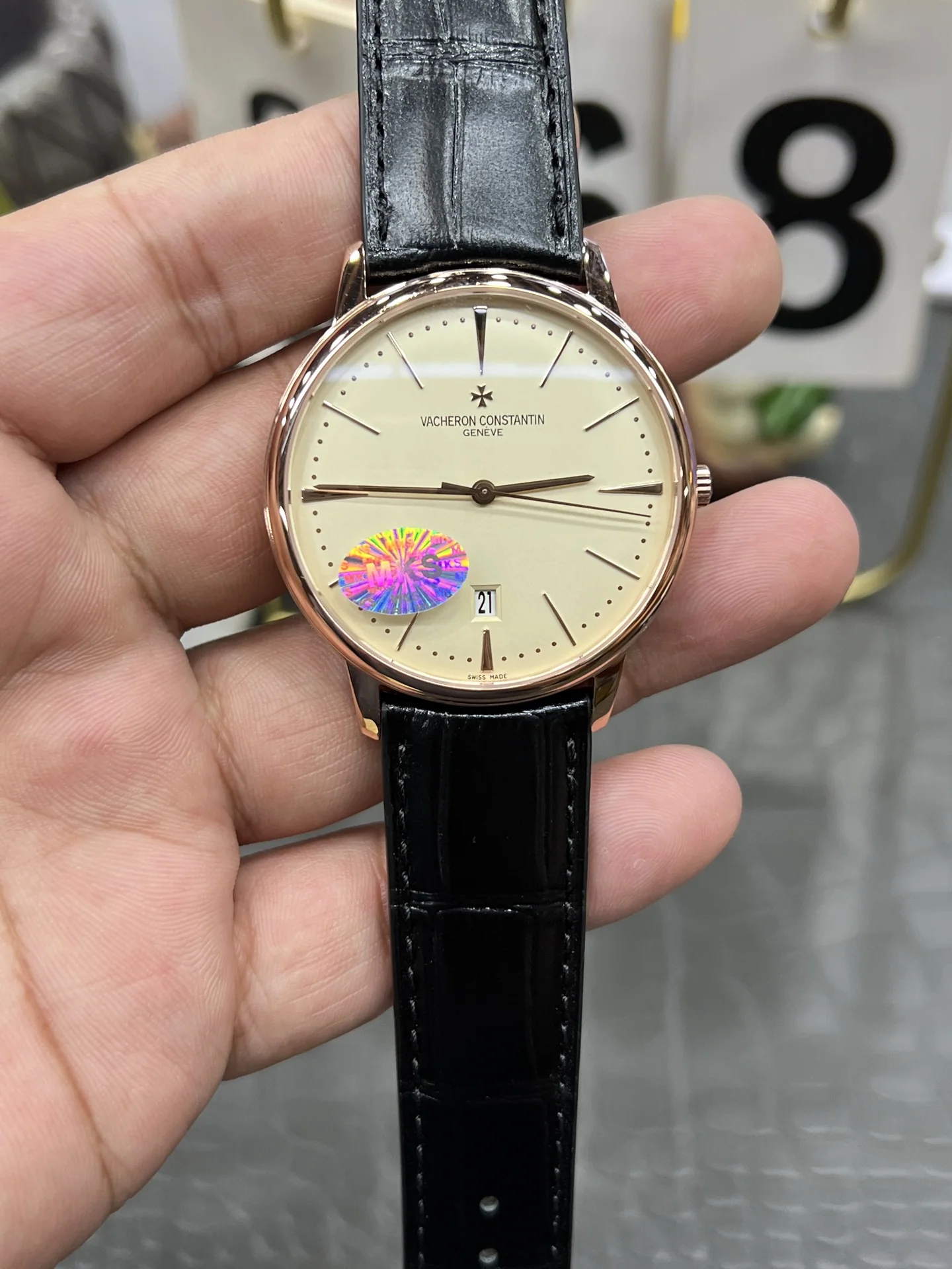 바쉐론 콘스탄틴 패트리모니 81180 초박형 MKS 공장 레플리카 43581 Vacheron Constantin