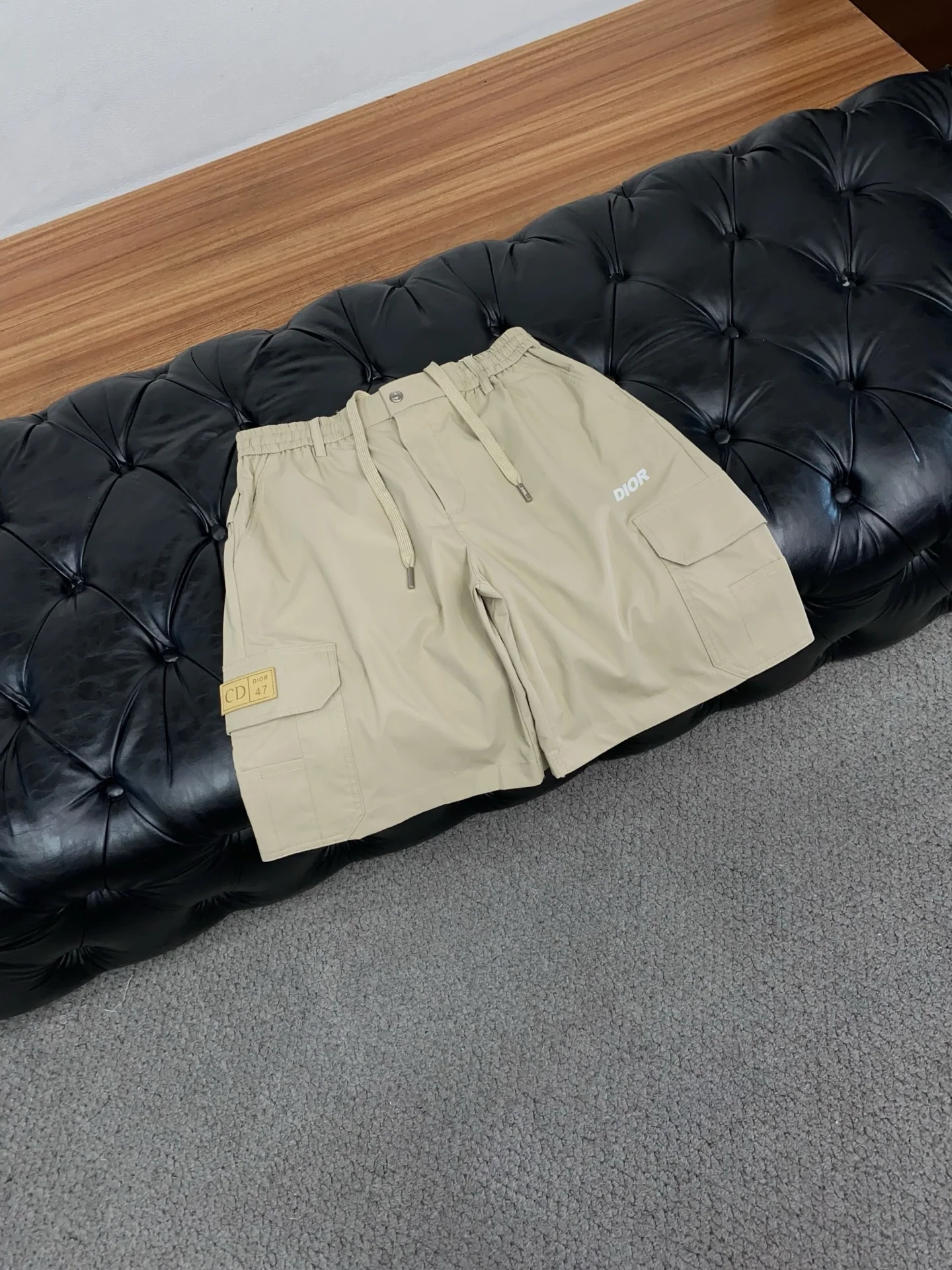 디올 코튼 캐주얼 남성 반바지 상세 이미지 6