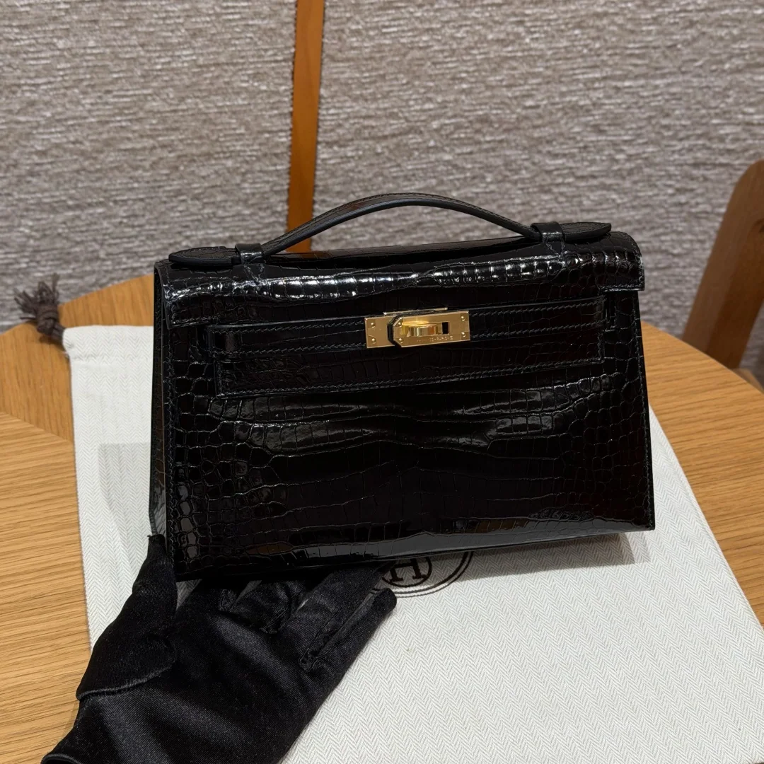 에르메스 켈리 블랙 미니 클러치 가방 144597