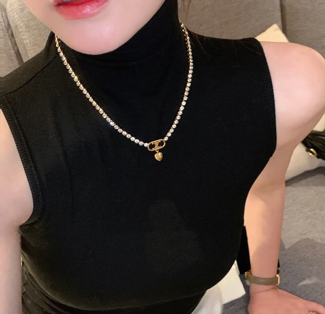 셀린느 개선문 하트 장식 목걸이 상세 이미지 2