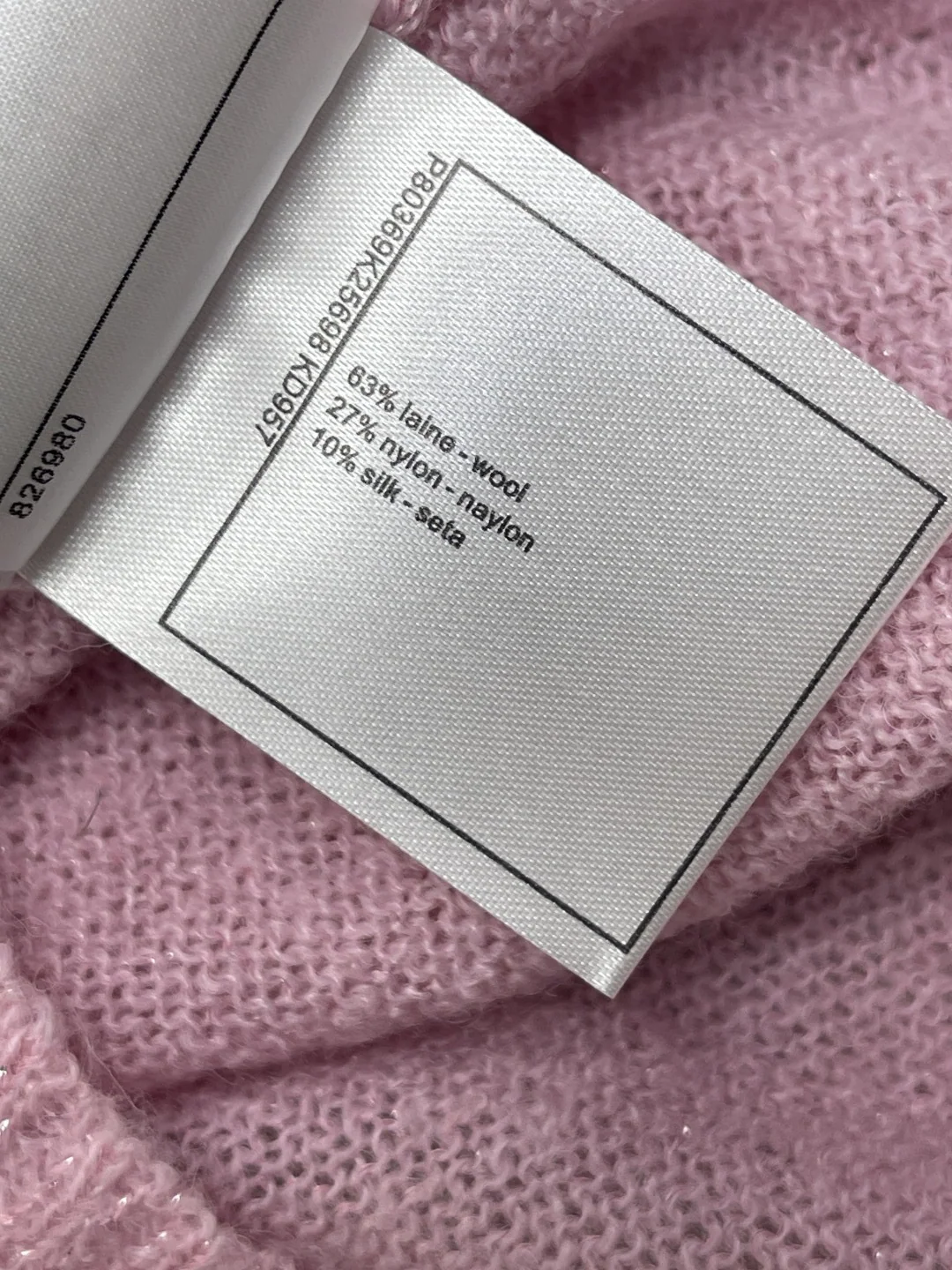 샤넬 시스루 크루넥 울 혼방 니트 긴팔 여성의류 상세 이미지 9