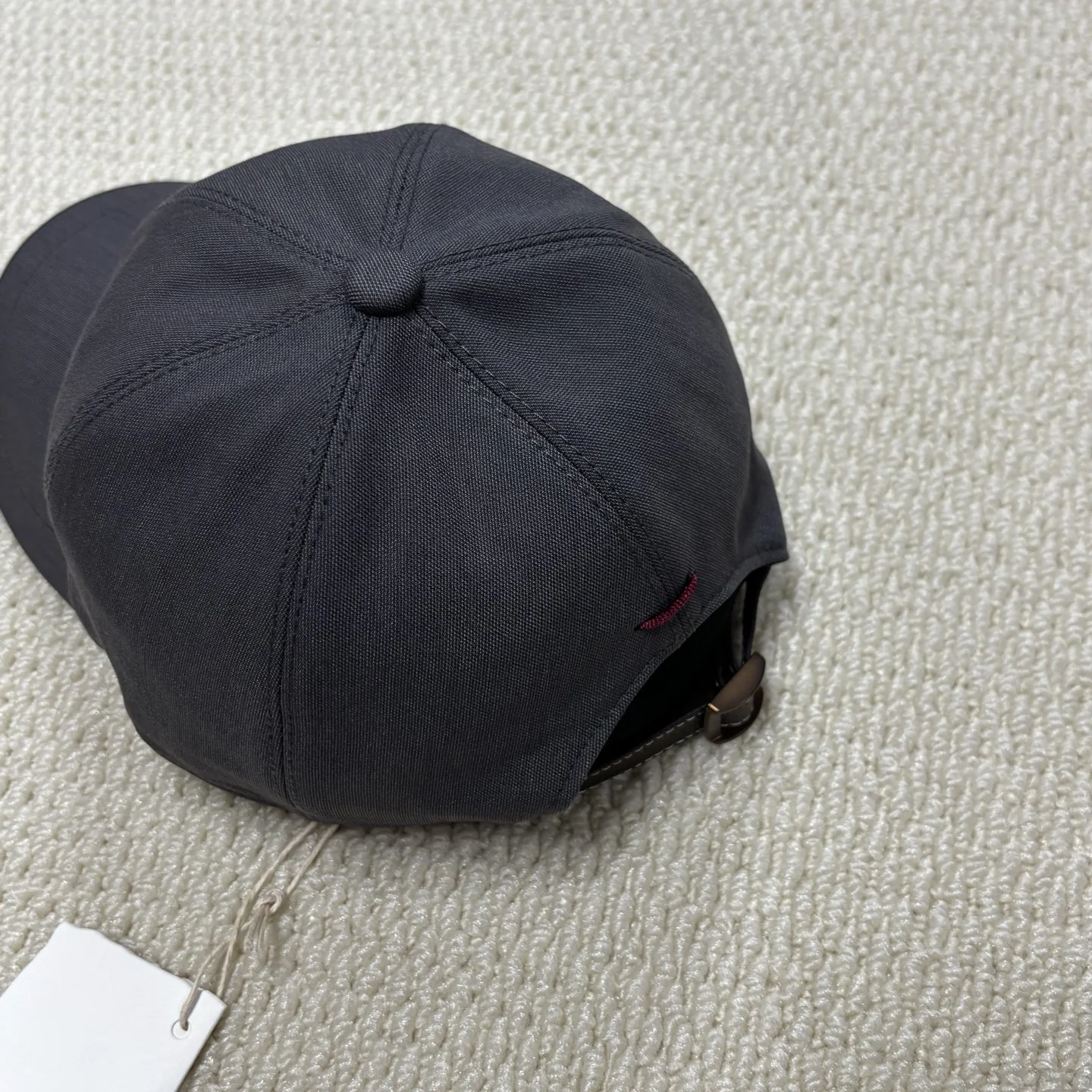 브루넬로쿠치넬리 가죽 버클 야구모자 상세 이미지 4