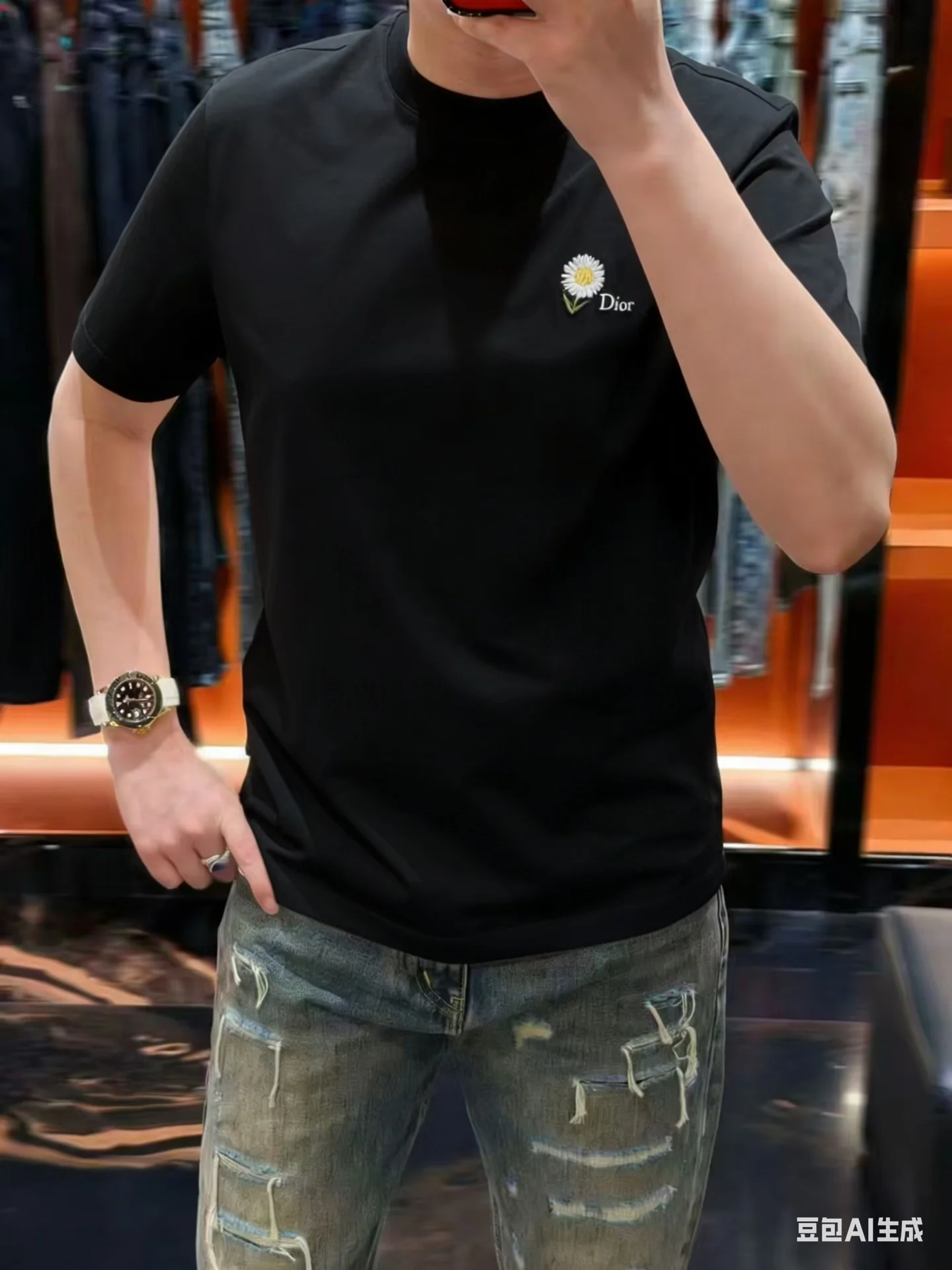 디올 남성 반팔 상세 이미지 2