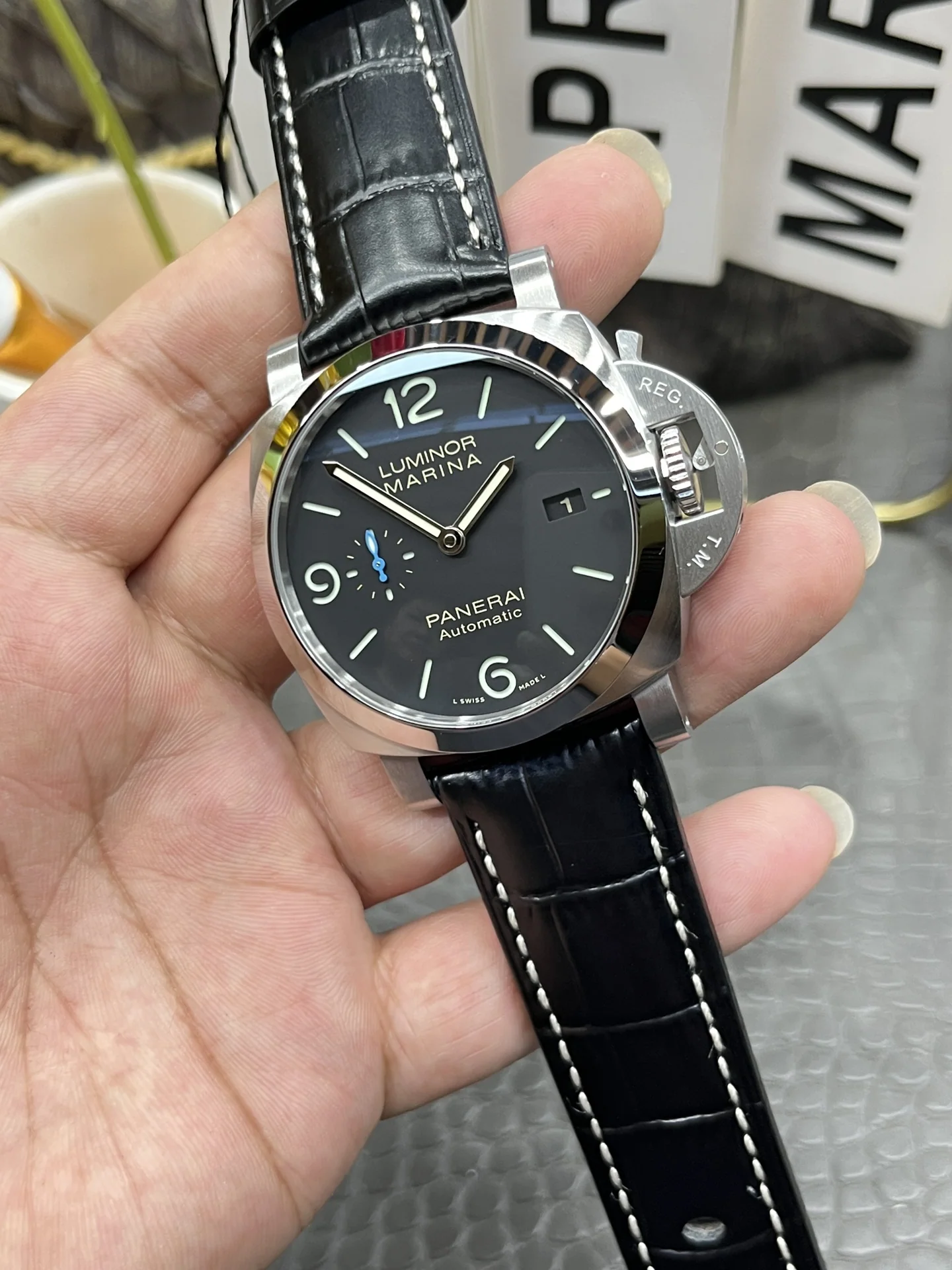 파네라이 PAM9010 자동 시계 상세 이미지 5